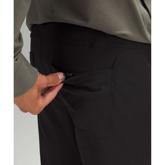 Men's Lululemon ABC Slim-Fit Pant Warpstreme Black Size 29" X 28" - Picture 5 of 15